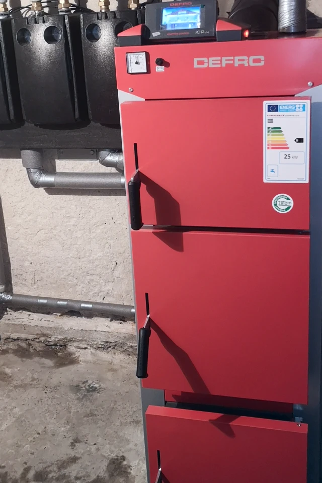 Kotłownia z piecem Defro