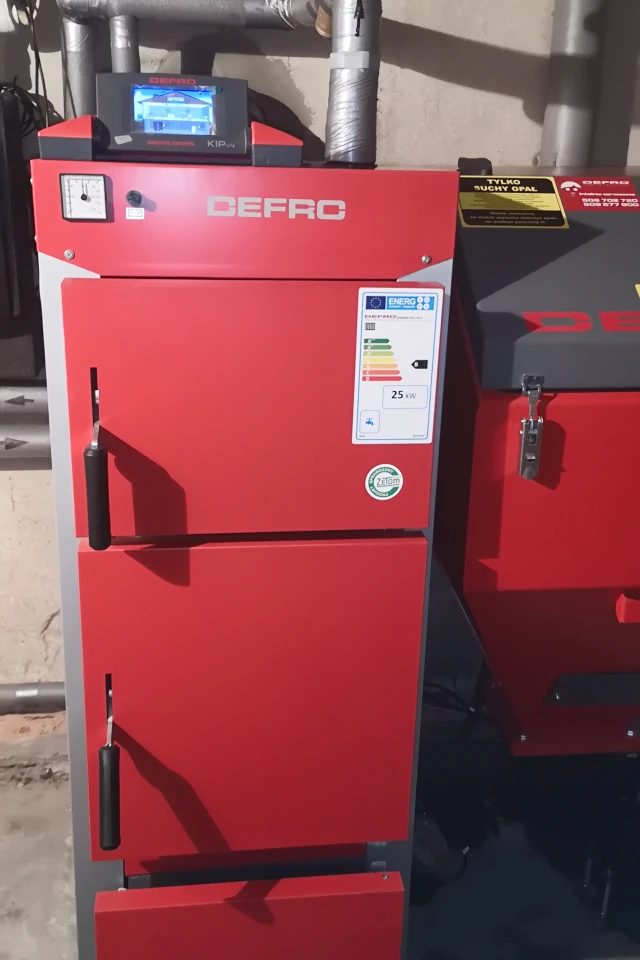 Kotłownia z piecem Defro